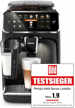 Philips Series 5400 Fully Automatic Coffee Machine 1